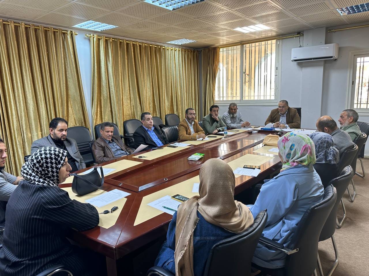 كليـة الطـب البشـري صبـراتـة  الأحد 10 مارس 2024م  الإجتماع الدوري الثاني لمجلس الكلية
